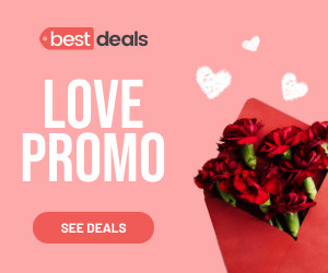 Valentine's Day Love Promo Letter 300x250 template