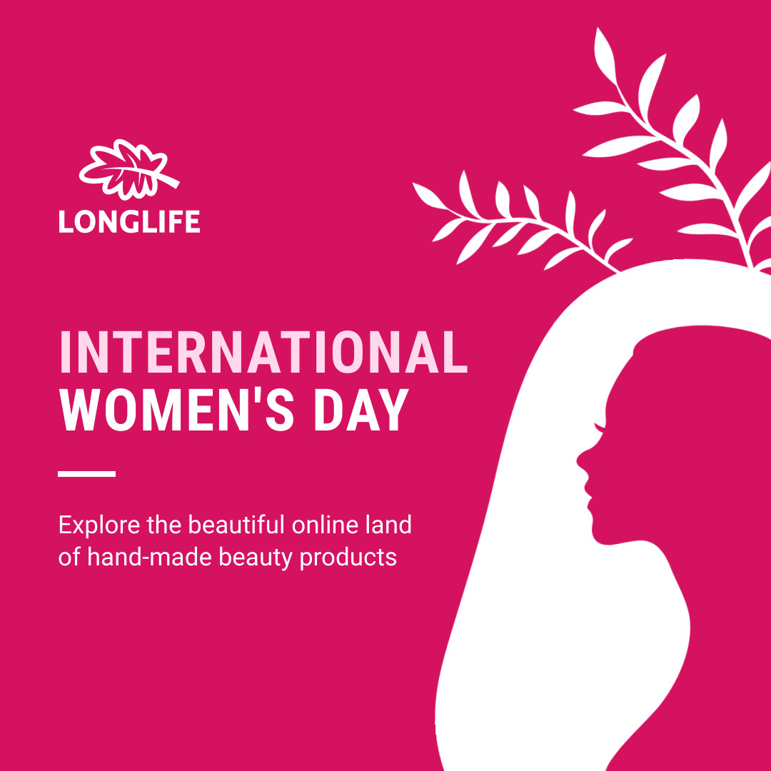 Longlife Beauty Women`s Day 1080x1080 template preview