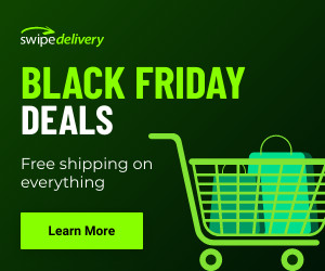 Green Delivery Black Friday 300x250 template