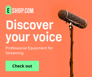 Discover Your Voice Streaming Equipment  300x250 template