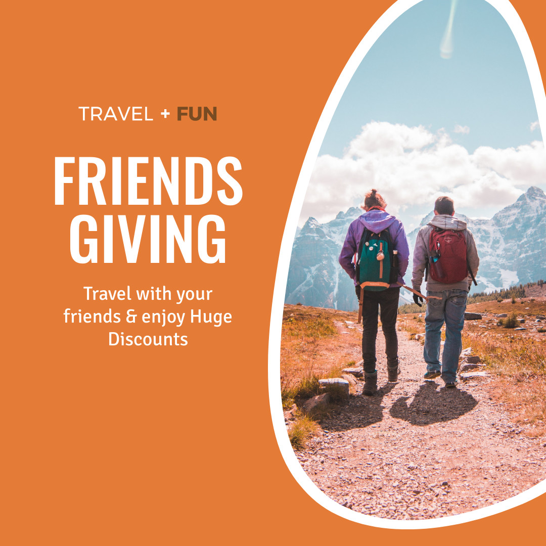 Thanksgiving Friendsgiving Travel 1080x1080 template
