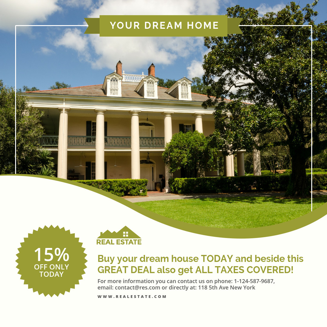 Real Estate Agency 1080x1080 template