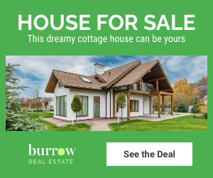 Green Dreamy Cottage House 300x250 template