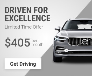 Driven For Excellence Gray Volvo 300x250 template