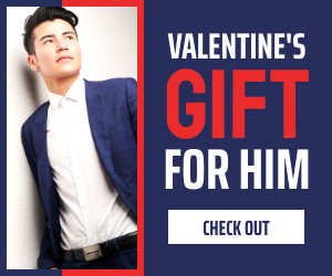 Valentine's Day Gift for Him 300x250 template