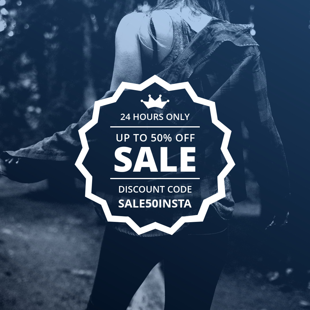 24 Hours Discount - Ad template 1080x1080 template