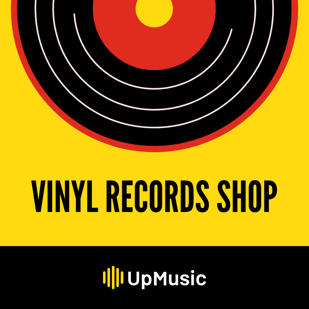 Vinyl Records Music Shop  1080x1080 template