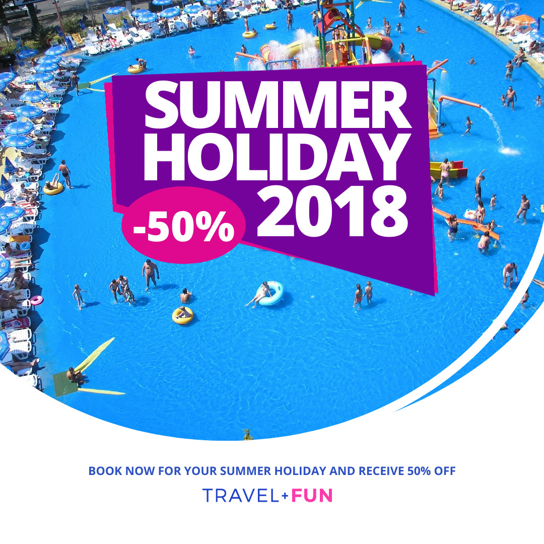 Summer Holiday Ad Template 1080x1080 template