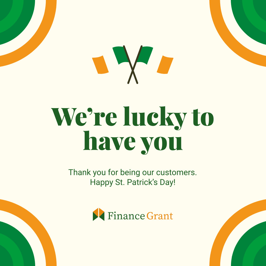 Saint Patrick's Lucky To Have You 1080x1080 template
