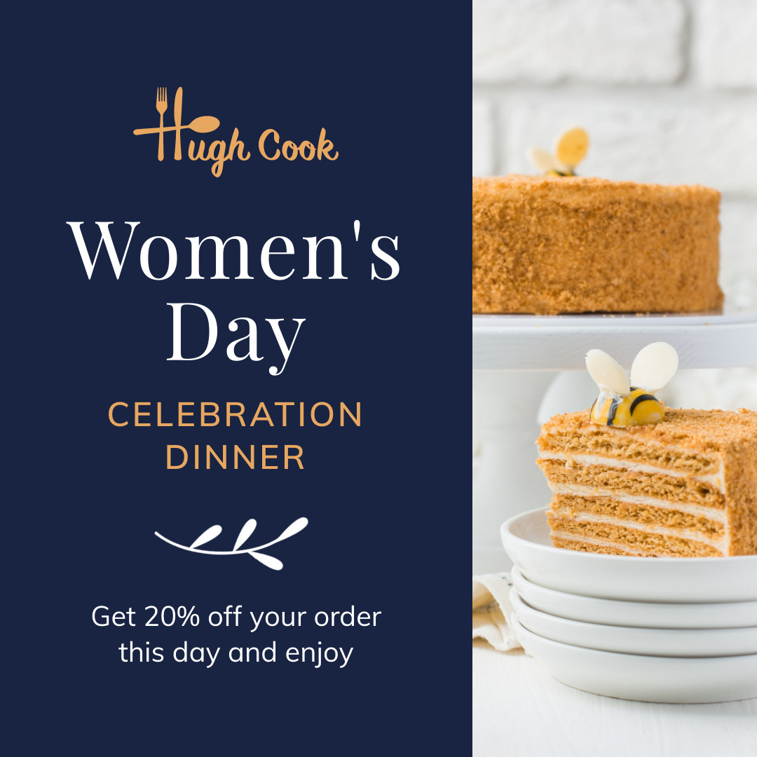 Women's Day Celebration Dinner 1080x1080 template