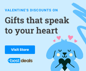 Blue Valentine's Day Gifts that Speak 300x250 template