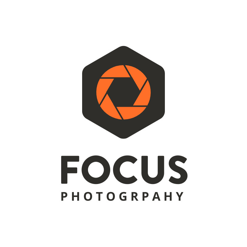 Focus Photography – Logo Template  800x800 template preview