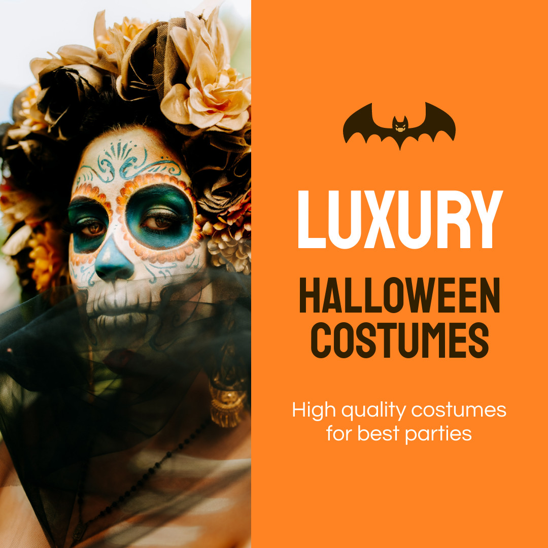 Luxury Quality Halloween Costumes 1080x1080 template