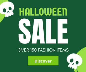 Fashion Items Halloween Sale 300x250 template