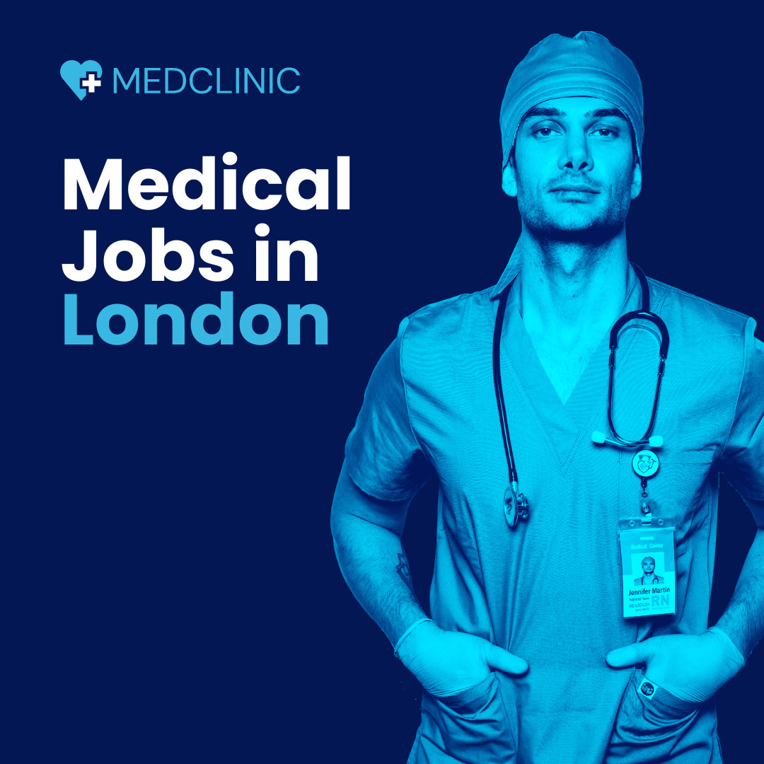 Medical Jobs in London 1080x1080 template