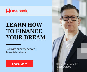 Finance Your Dream Bank Offer 300x250 template
