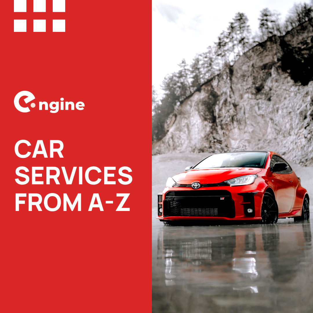 Car services from A to Z 1080x1080 template