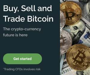 Buy, Sell and Trade Bitcoin 300x250 template