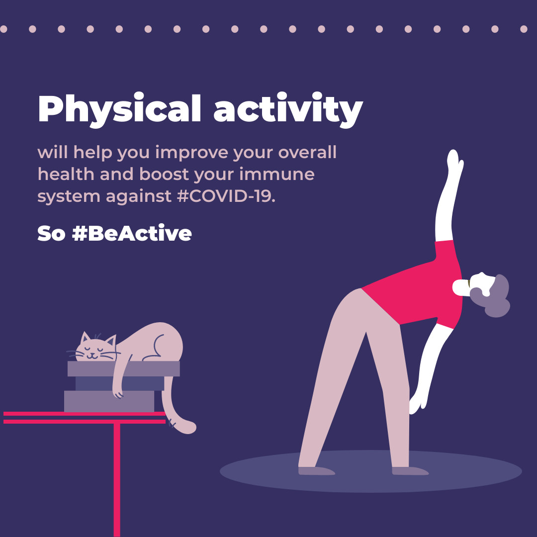 Covid-19 Immune System Be Active 1080x1080 template