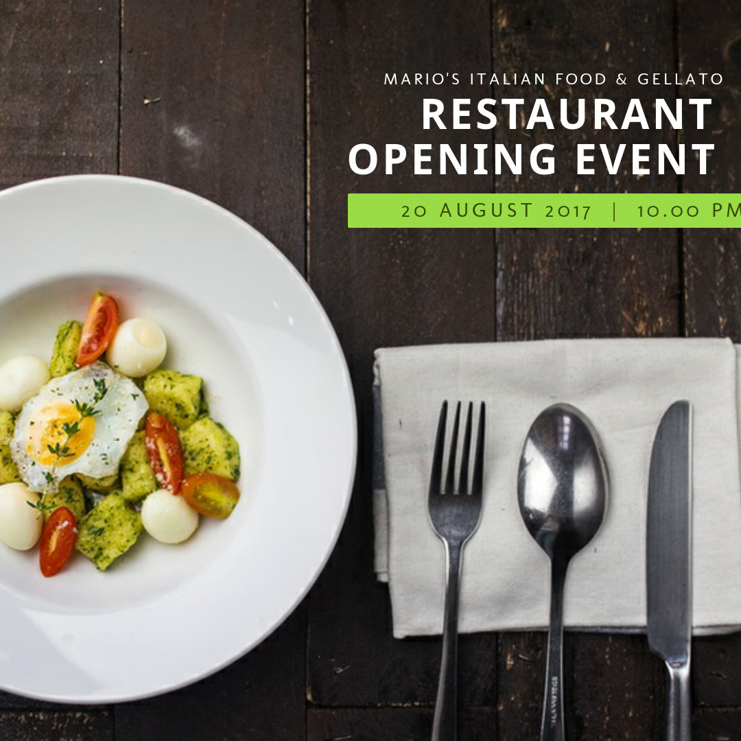 Italian restaurant 1080x1080 template