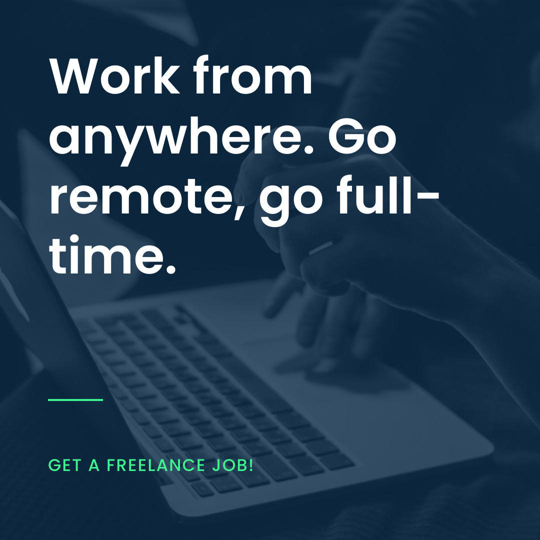 Work Remote From Anywhere 1080x1080 template