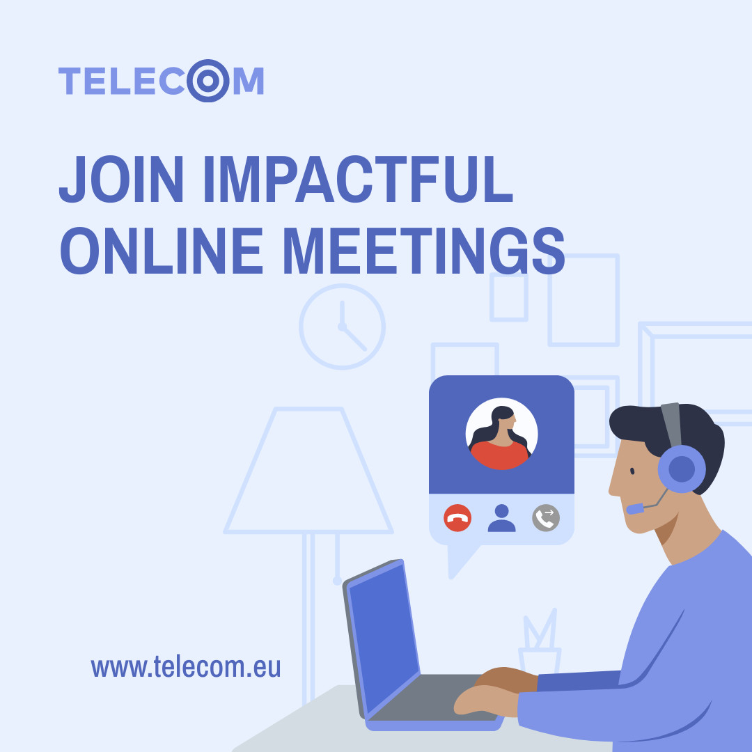Join Impactful Online Meetings 1080x1080 template
