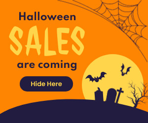 Halloween Sales are Coming 300x250 template