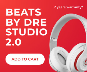 Buy Beats by Dre Headphones 300x250 template