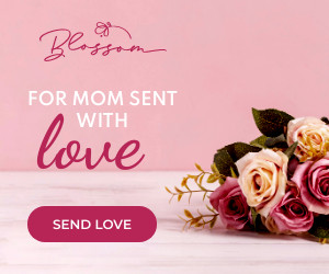Sent with Love Mother's Day Flowers 300x250 template