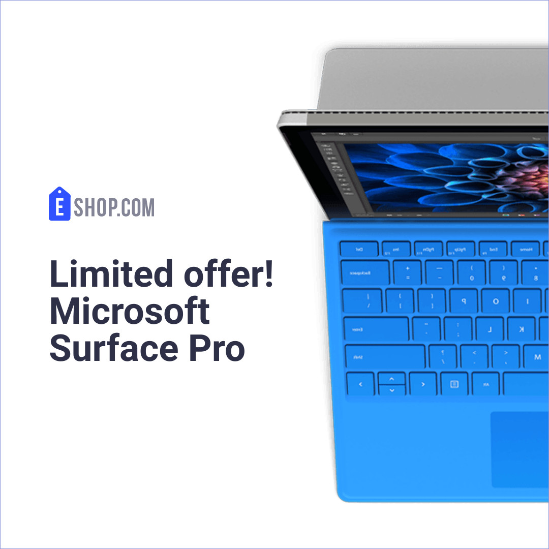 Microsoft Surface Pro 1080x1080 template