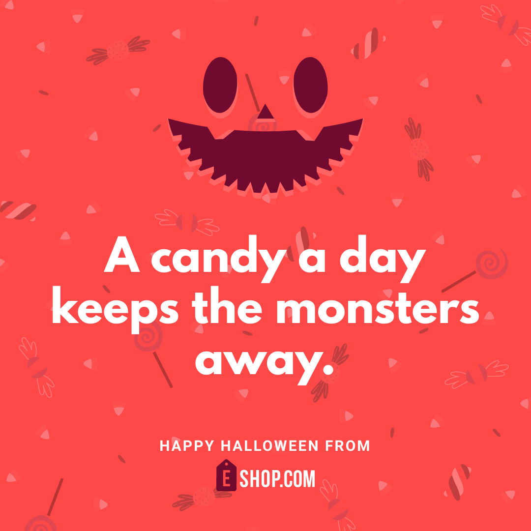 Eshop Candy a Day Halloween  1080x1080 template