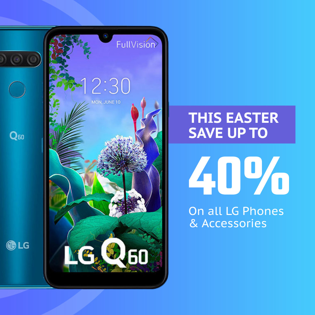 Blue Phone Easter Sale 1080x1080 template