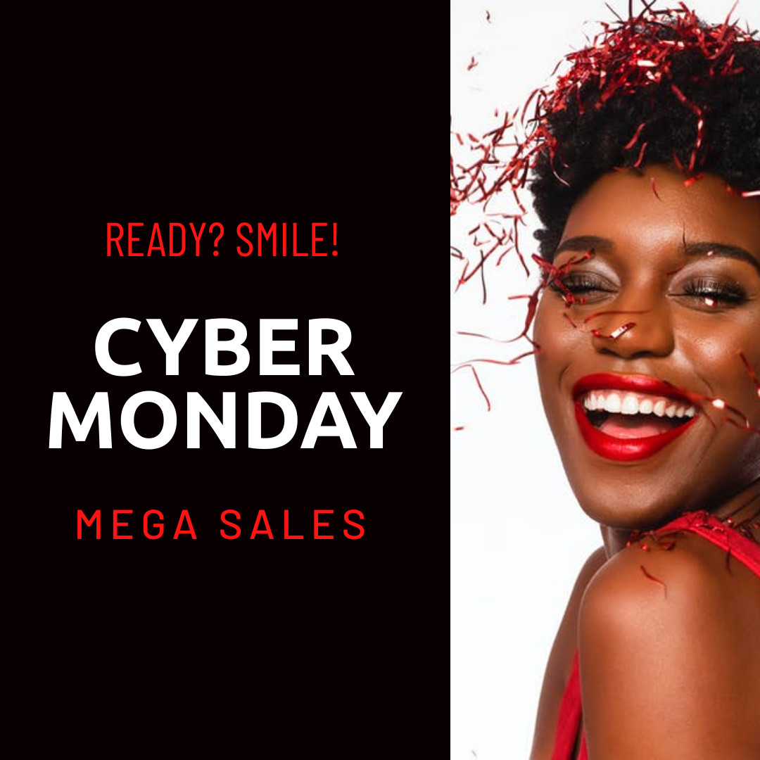 Cyber Monday Take a Smile Shot 1080x1080 template
