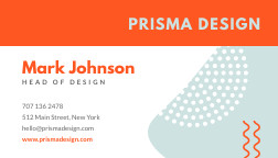 Mark Prisma Design – Business Card Template 252x144 template preview