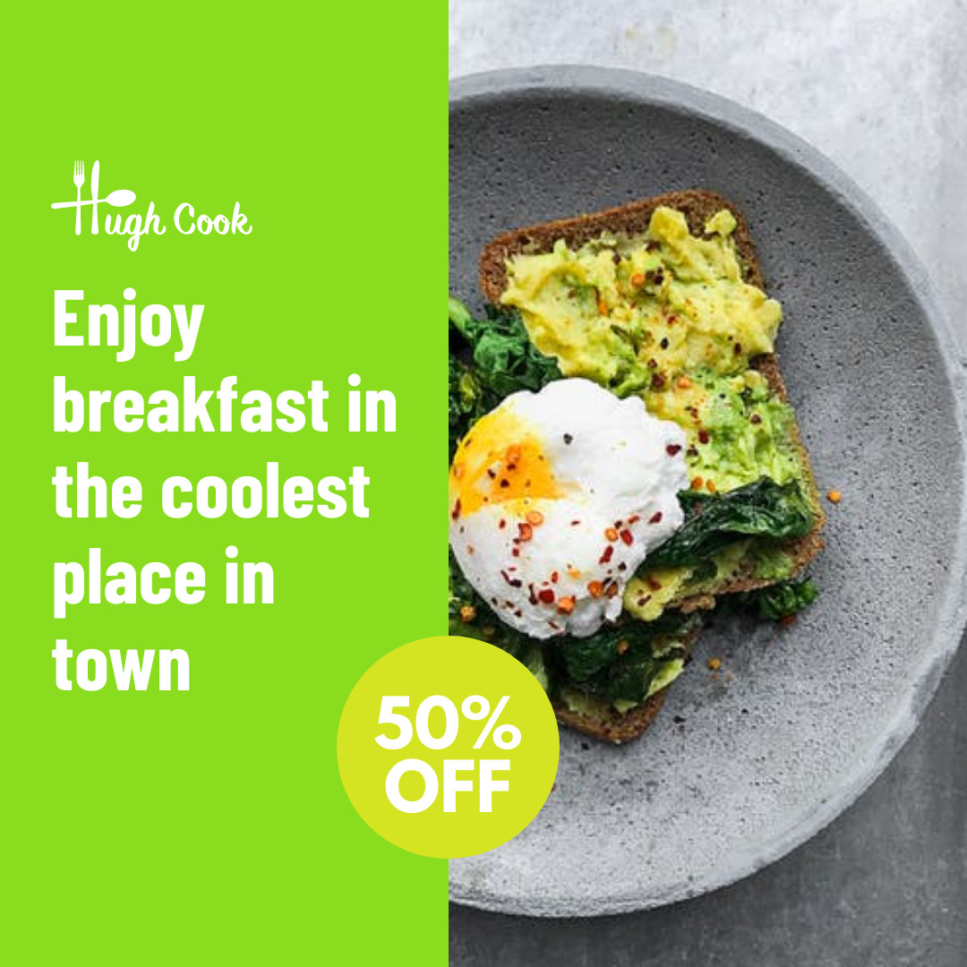 Cool Healthy Breakfast Promo 1080x1080 template