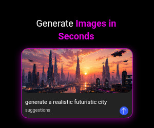 Generate Images in Seconds 300x250 template