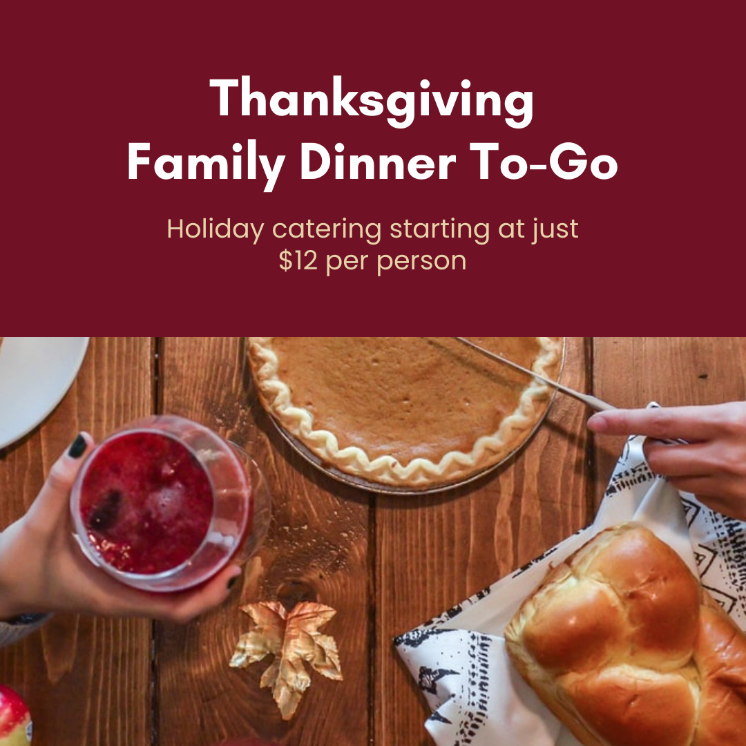 Thanksgiving Family Dinner To Go  1080x1080 template