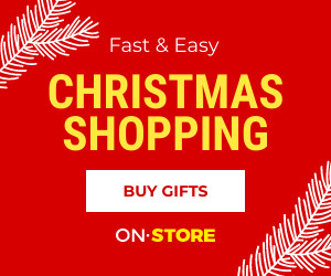 Fast Christmas shopping 300x250 template
