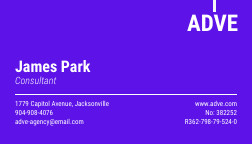 Adve Agency Business – Card Template 252x144 template