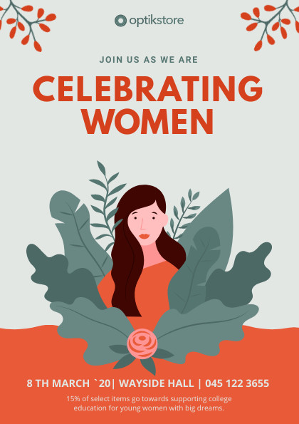 Women's Day Celebrating Dreams – Flyer Template 420x595 template