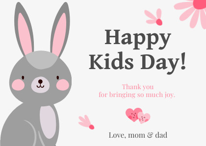 Thank You For Bringing So Much Joy – Card Template 420x298 template
