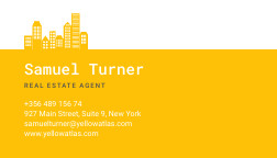 YellowAtlas Samuel Turner – Business Card Template 252x144 template