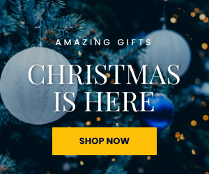 Amazing Christmas Is Here 300x250 template