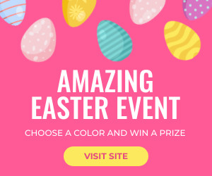 Amazing Easter Event Colorful Eggs 300x250 template