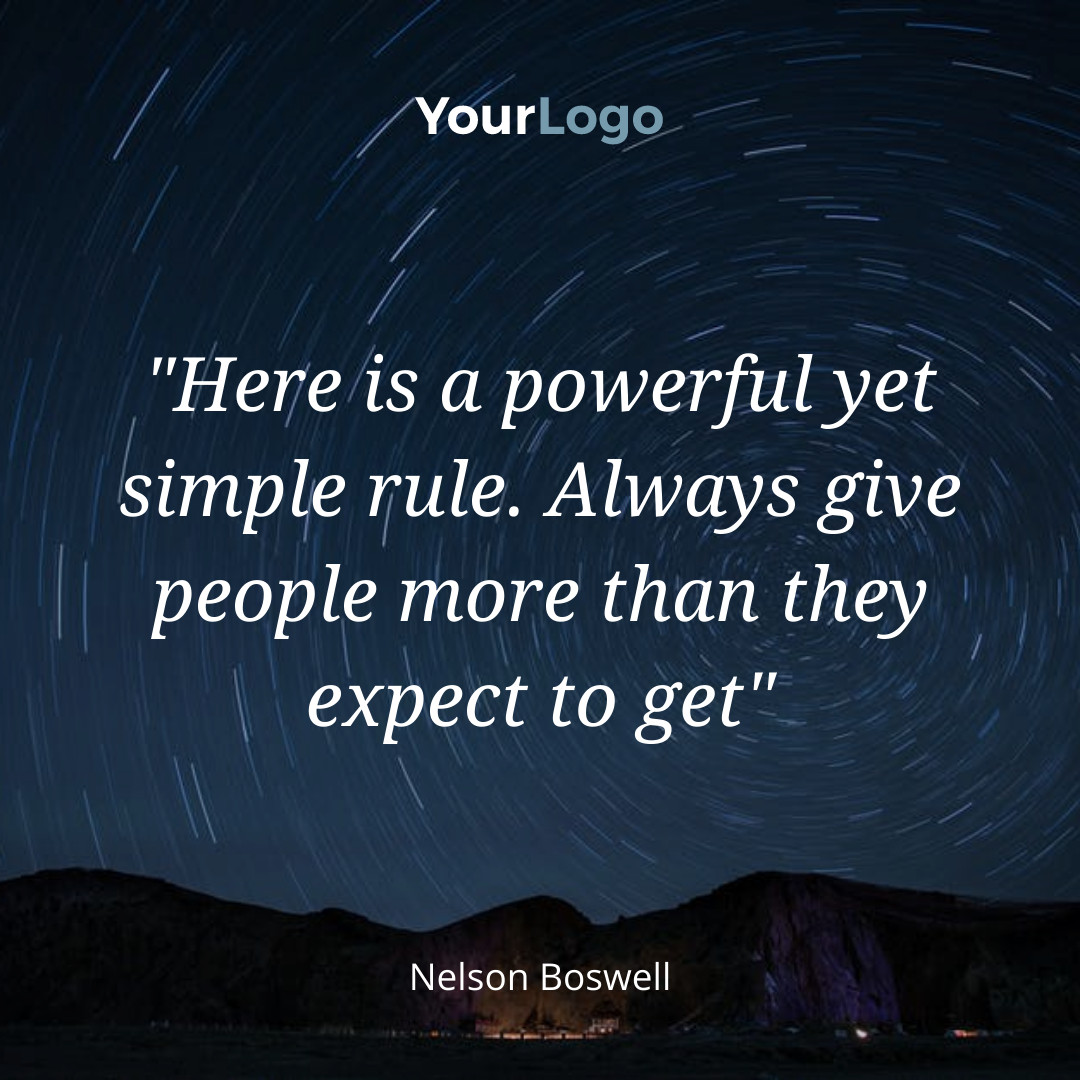 Give People More Quote 1080x1080 template preview