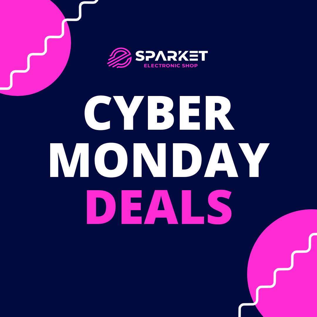 Blue Cyber Monday Pink Deals 1080x1080 template