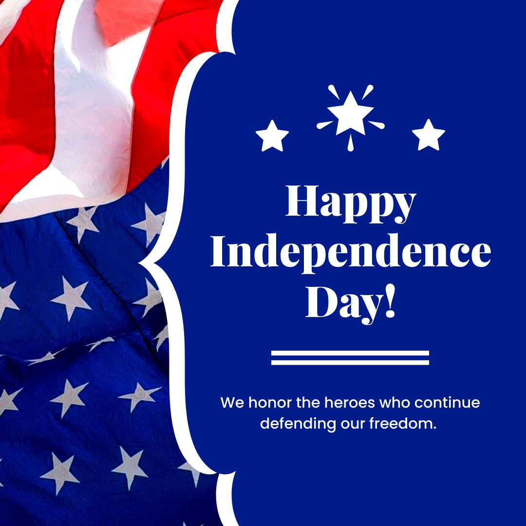 Independence Day Honor the Heroes 1080x1080 template