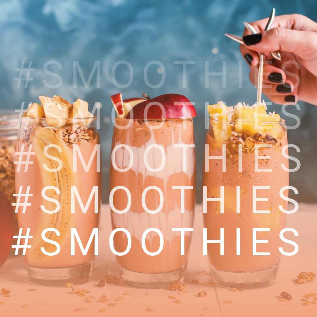 Smoothie recipes - Blog and lifestyle 1080x1080 template