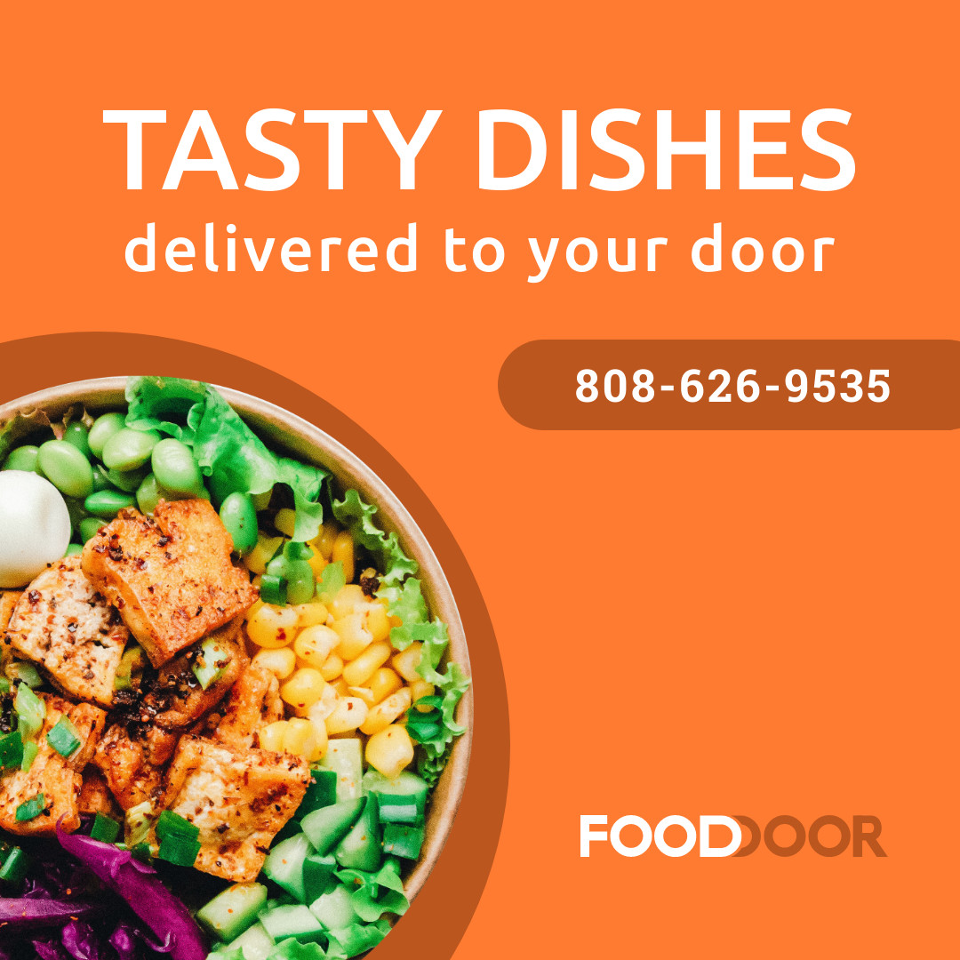 Tasty Dishes Delivered to your Door 1080x1080 template