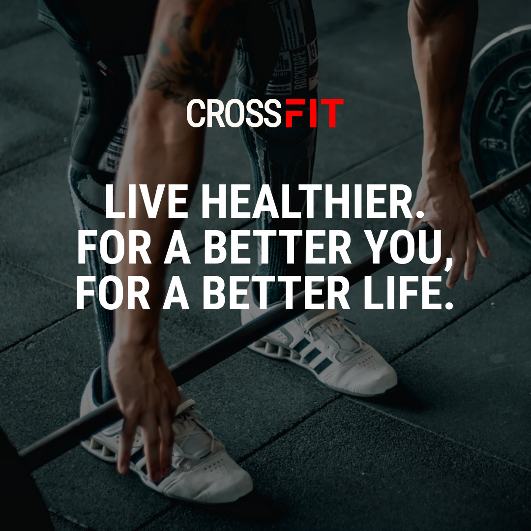 Live Healthier Better You 1080x1080 template preview